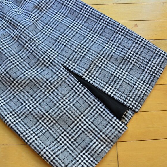 Michael Kors Collection Plaid Wool Skirt Size 4 - Picture 3 of 10